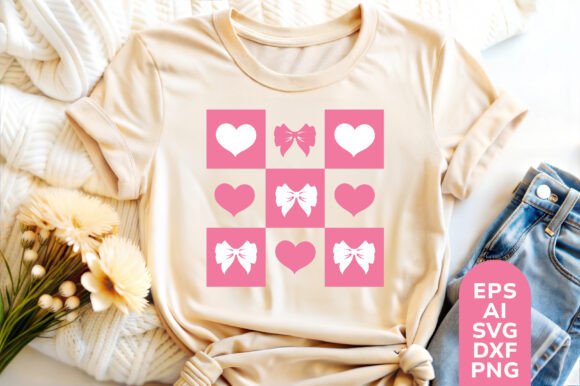 Retro Checkered Valentine Day SVG Review
