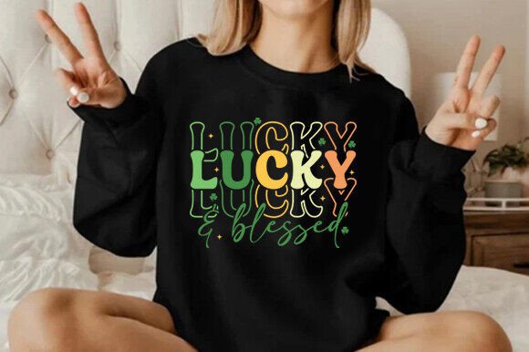 Retro Lucky Blessed Svg Review