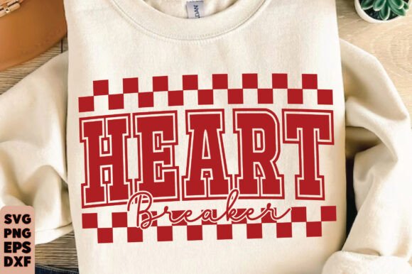 Retro Valentines SVG PNG, Heart Breaker