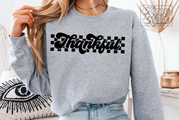 Thankful Retro SVG PNG Thanksgiving Review
