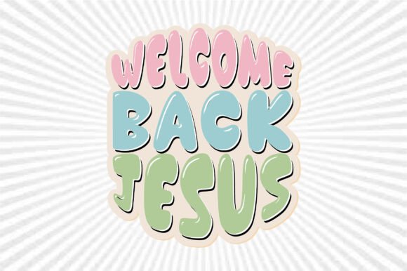 Welcome Back Jesus Retro Svg Design Review