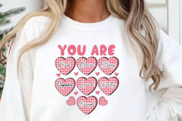 You Are Enough SVG, Retro Valentine PNG Review
